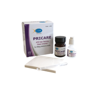 Pricare Glass Ionomer Restorative Cement – 15g Powder + 9ml Liquid