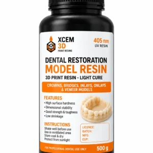 XCEM 3D Dental Restoration Model Resin – 405nm | 500g