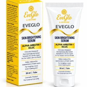EveGlo Skin Brightening Serum Alpha Arbutin Kojic 30ml